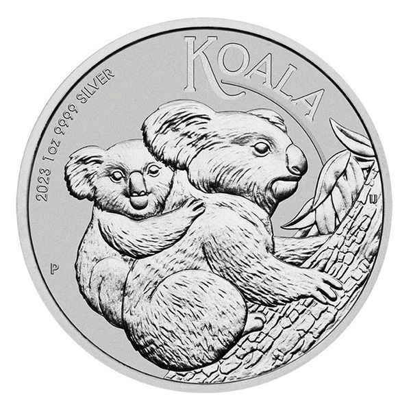Серебряная инвестиционная монета "Коала" 1 унция чистого серебра, Австралия, 2023 KOALA_23 фото