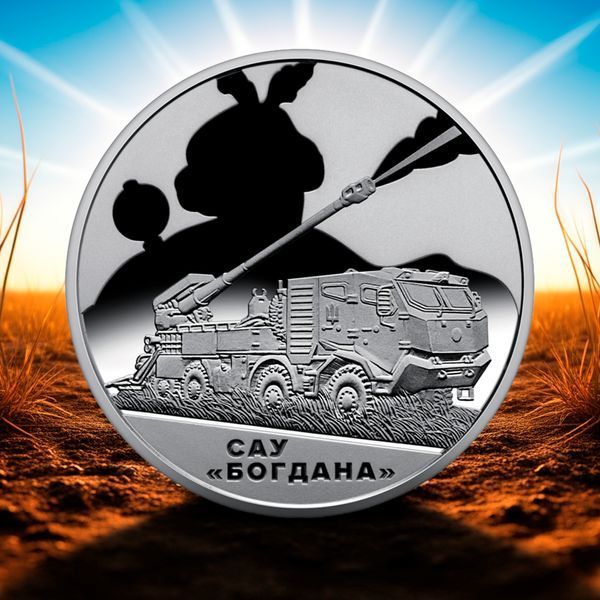 Монета НБУ "Українська бавовна. САУ "Богдана"" у сувенірному пакованні, 5 гривень, 2025 N-BOHDANA-2025 фото
