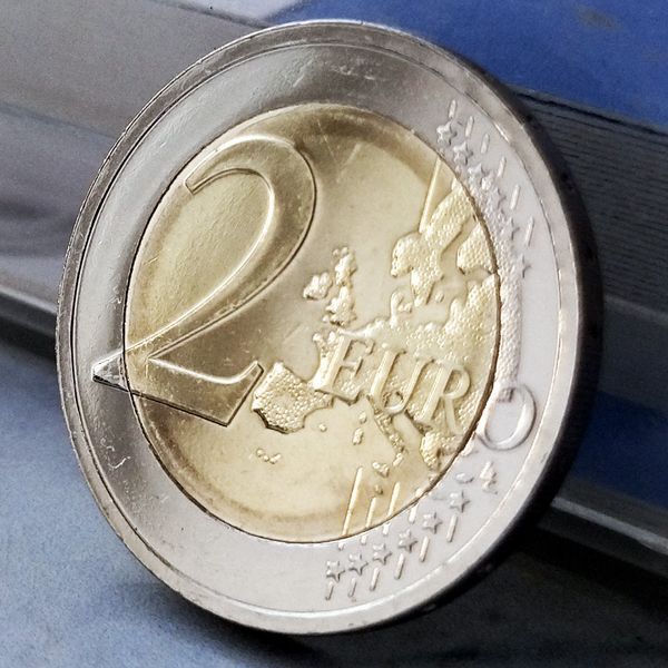 Монета номиналом 2 евро &laquo;Вместе с Украиной&raquo; (KARTU SU UKRAINA), Литва, 2023 2EURO-LITVA фото