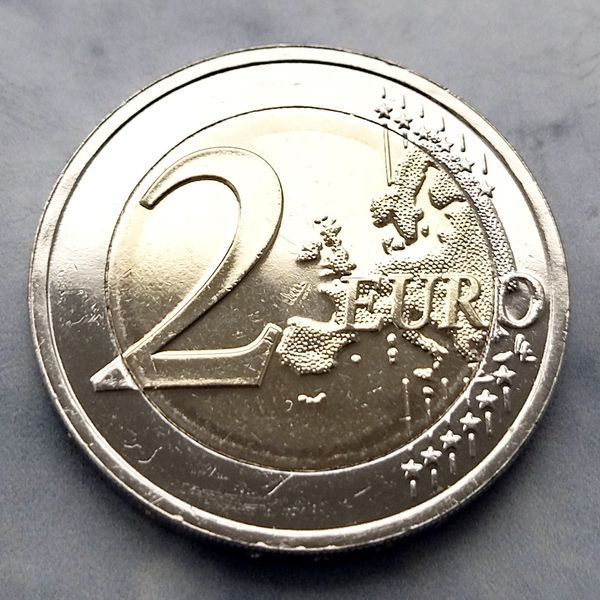 Монета номиналом 2 евро &laquo;Вместе с Украиной&raquo; (KARTU SU UKRAINA), Литва, 2023 2EURO-LITVA фото