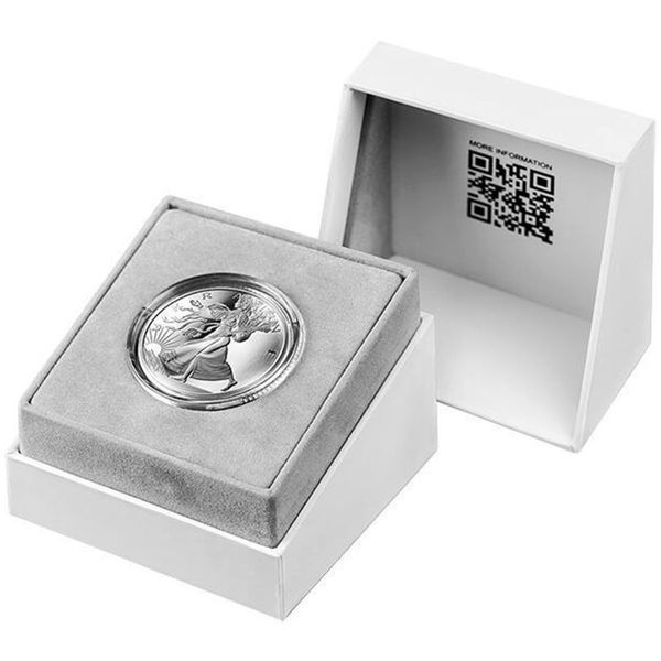 Срібна монета "Свобода України", 1000 Сатоші,&nbsp;1oz, пруф,&nbsp;Сполучені Крипто Штати,&nbsp;2024 FREEDOM-UKR фото
