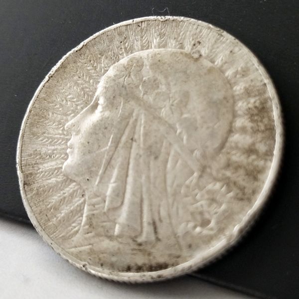 Серебряная монета Королева Ядвига, 5 злотых 1933, Польша YADVIGA33 фото