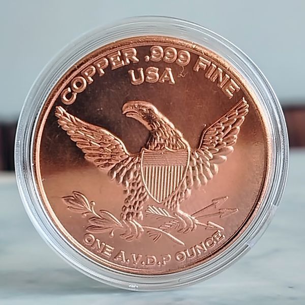 Мідний раунд "Титанік", 1 унція AVDP чистої міді 999, США CU-TITANIC-1OZ фото