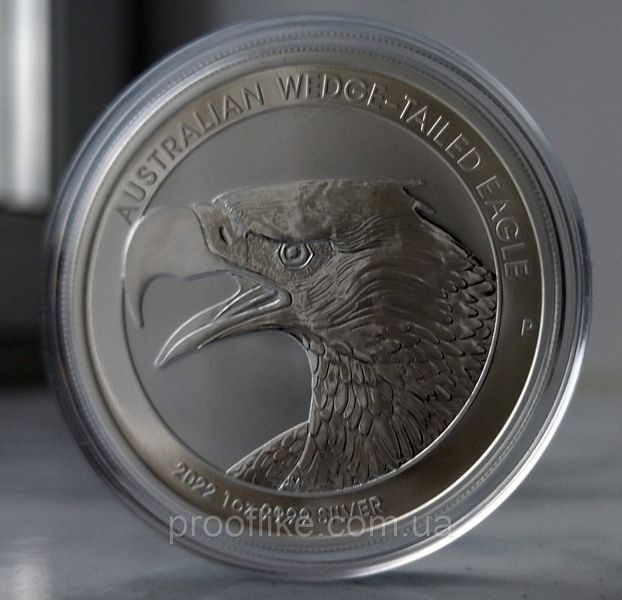 Срібна монета "Клинохвостий орел", 1oz, Австралія, 2022 KLIN-22 фото