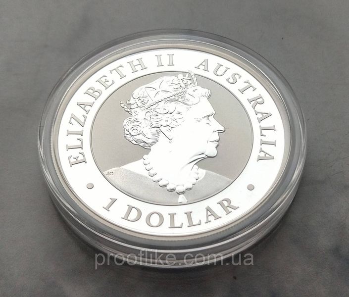 Срібна монета "Клинохвостий орел", 1oz, Австралія, 2022 KLIN-22 фото