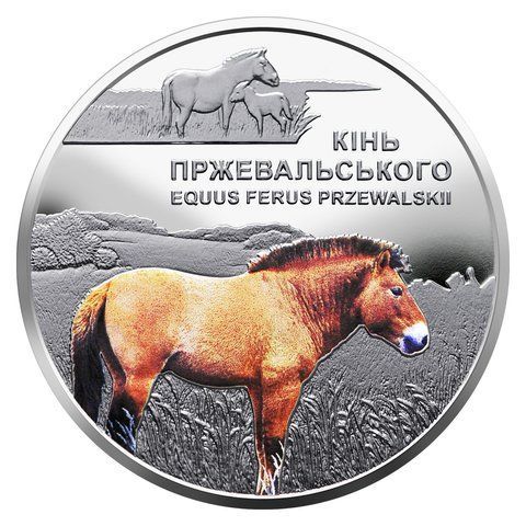 Монета НБУ "Чорнобиль. Відродження. Кінь Пржевальського "5 гривень, 2021 PRGEV фото