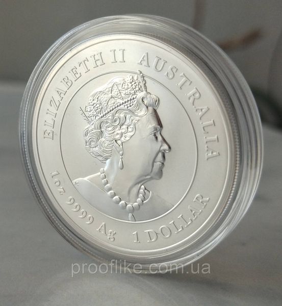 Срібна монета Лунар 2021 Рік Бика Lunar 1oz LUNAR BYK фото