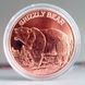 Мідний раунд "Ведмідь Гризлі (Grizzly Bear)", 1 унція AVDP чистої міді 999, США CU-GRIZZLY-1OZ фото 1