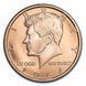 Медный раунд "Джон Ф. Кеннеди", 1 унция AVDP чистой меди 999, США CU-KENNEDY-1OZ фото 2