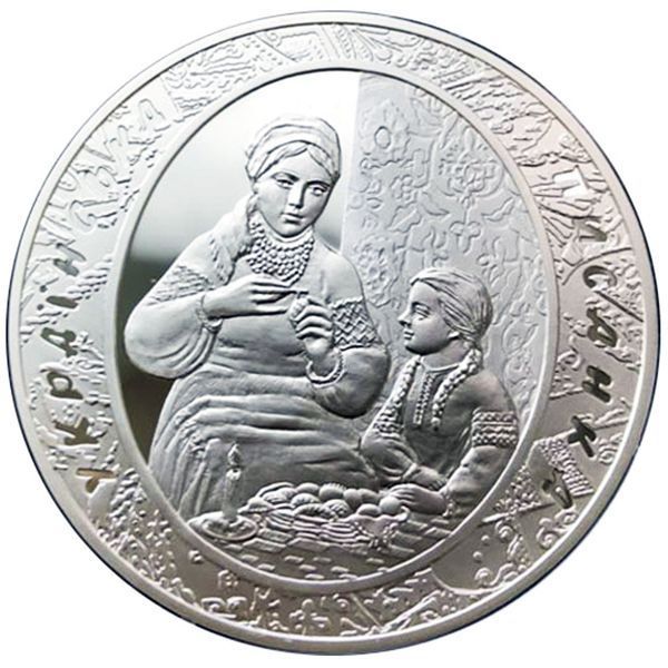2 унции серебра! Монета НБУ "Украинская писанка" 20 гривен, в футляре,&nbsp;2009 PYSANKA-2009 фото