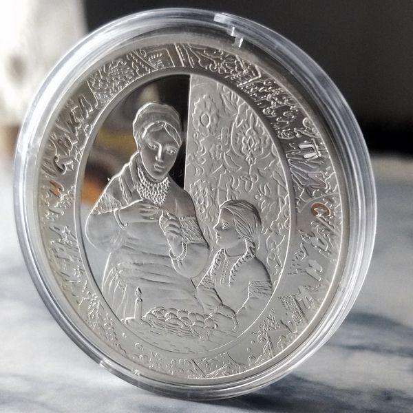 2 унции серебра! Монета НБУ "Украинская писанка" 20 гривен, в футляре,&nbsp;2009 PYSANKA-2009 фото