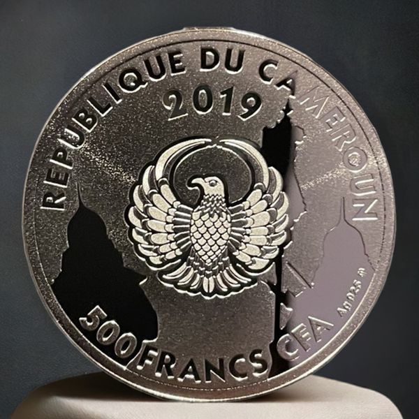 Серебряная монета "Захар Беркут", 500 франков, proof, Камерун, 2019 ZAKHAR-2019 фото