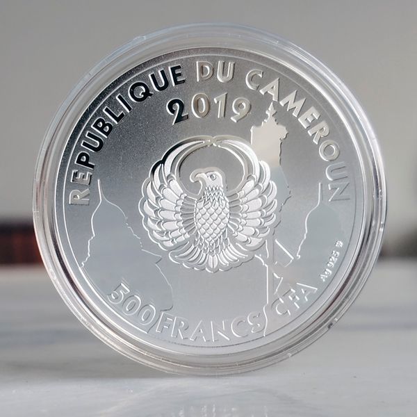 Серебряная монета "Захар Беркут", 500 франков, proof, Камерун, 2019 ZAKHAR-2019 фото