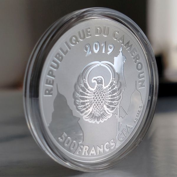 Серебряная монета "Захар Беркут", 500 франков, proof, Камерун, 2019 ZAKHAR-2019 фото