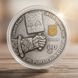 Серебряная монета НБУ "К 35-летию Независимости Украины", 20 гривен, в футляре, 2026 S-35R-NEZ-UKR-2026 фото 1