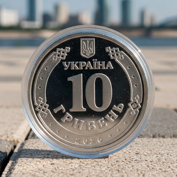 Обиходная памятная монета &laquo;Мы сильны. Мы вместе. Днепропетровская область&raquo;, 10 гривен, 2026 DNIPRO-STRONG10-26 фото