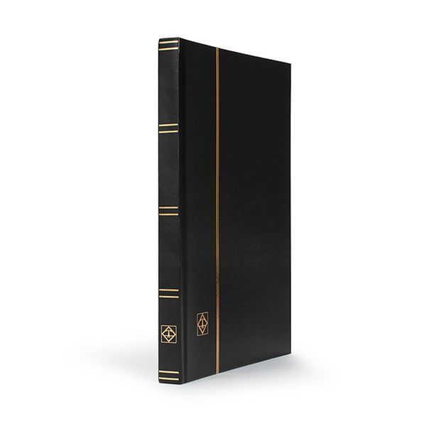 Альбом для марок Leuchtturm BASIC, DIN A4, 16 аркушів/ 32 сторінки чорного кольору, тверда обкладинка, чорна BASIC-16/32BL фото