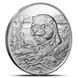 Серебряная монета "Выдра" (Otter) серии "Piscivore" (Рыбояные), пруфлайк, 1 oz серебра 999, Камерун, 2024 S-OTTER-2024 фото 1