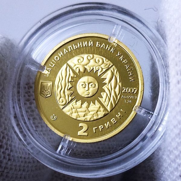 Золотая монета НБУ "Скорпион", 1,24 г чистого золота, 2007 G-SCORP фото